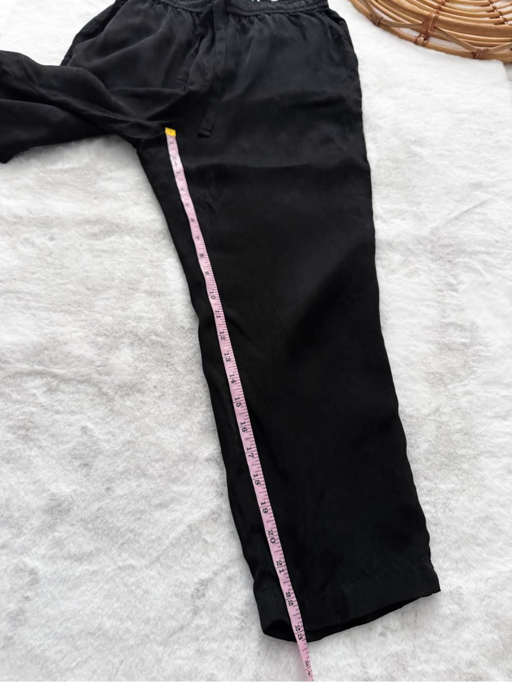 Jenni Kayne The Rio High Rise Drawstring Ankle Trouser - Picture 12 of 12